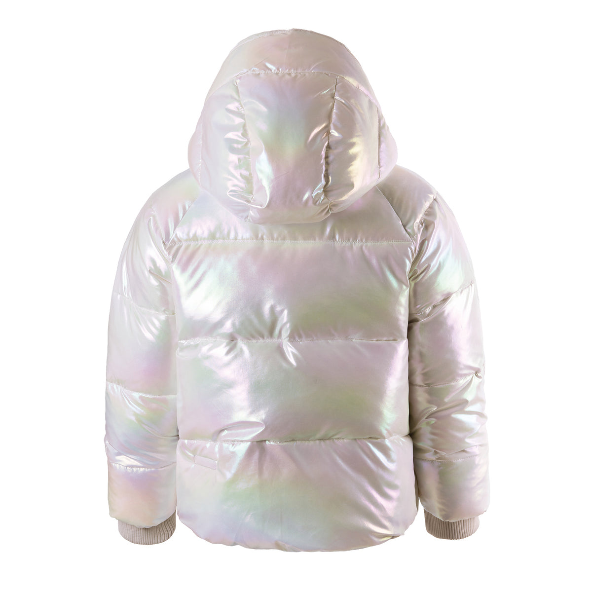 FLASHY DRAGON Vatnsfráhrindandi úlpa | Pearl Foil – bakhlið