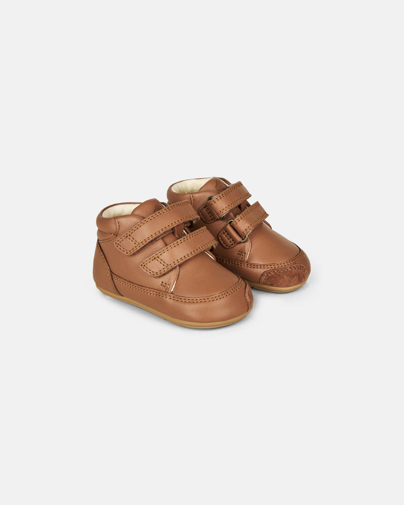 Leðurskór Prewalker | Cognac