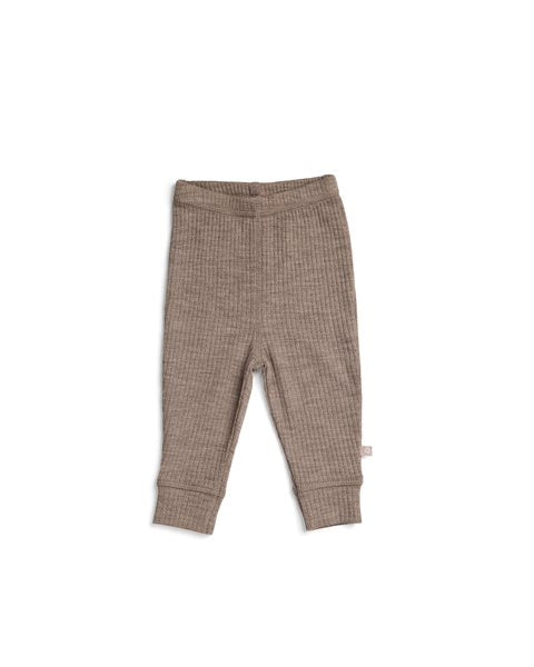 Leggings úr merinoull | Soft powder melange
